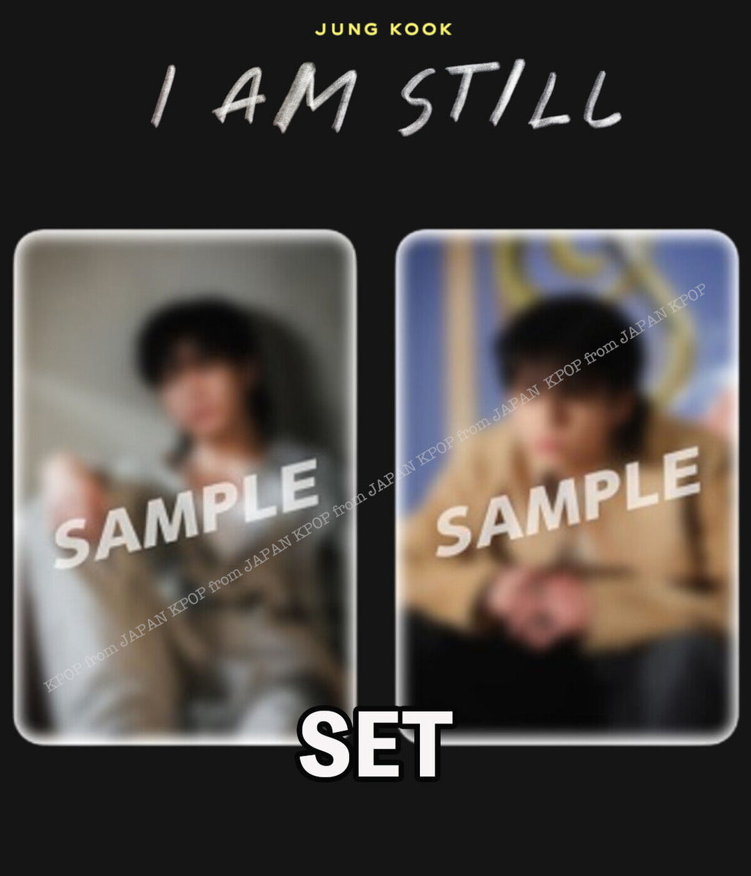 PRE JUNG KOOK I AM STILL MOVIE JAPAN BENEFIT PHOTOCARD CINEMA JK GOLDEN BTS POB