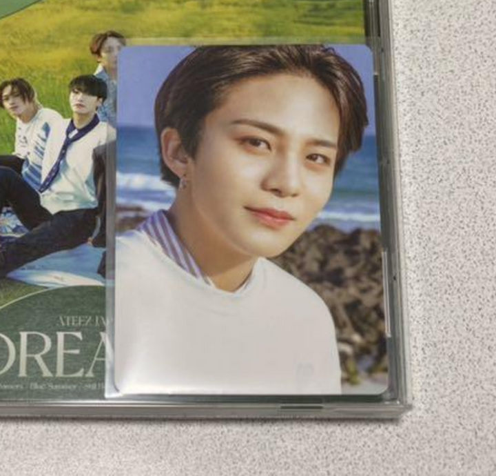 ATEEZ JONGHO DREAMERS Official Photo card Selfie PC Tower records JONG HO