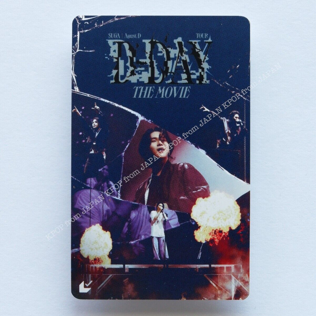 SUGA / Agust D TOUR 'D-DAY' THE MOVIE JAPAN Limited Official Photocard set of 6