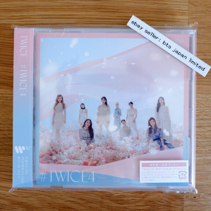 TWICE Jihyo TWICE4 CD oficial Photocard Tarjeta postal PC Tower records Limited 