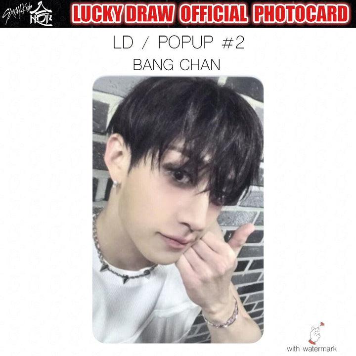 PRE STRAY KIDS HOP LUCKY DRAW SOUNDWAVE POP-UP OFFICIAL PHOTOCARD POLAROID POPUP