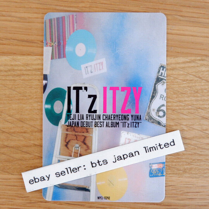 ITZY Yuna IT'z Tarjeta fotográfica oficial Tarjeta fotográfica AB 1st Limited Japan PC 