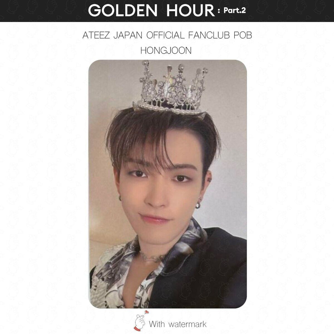 ATEEZ GOLDEN HOUR Part.2 JAPAN STORE BENEFIT POB PHOTOCARD JPFC UMS HMV pt2