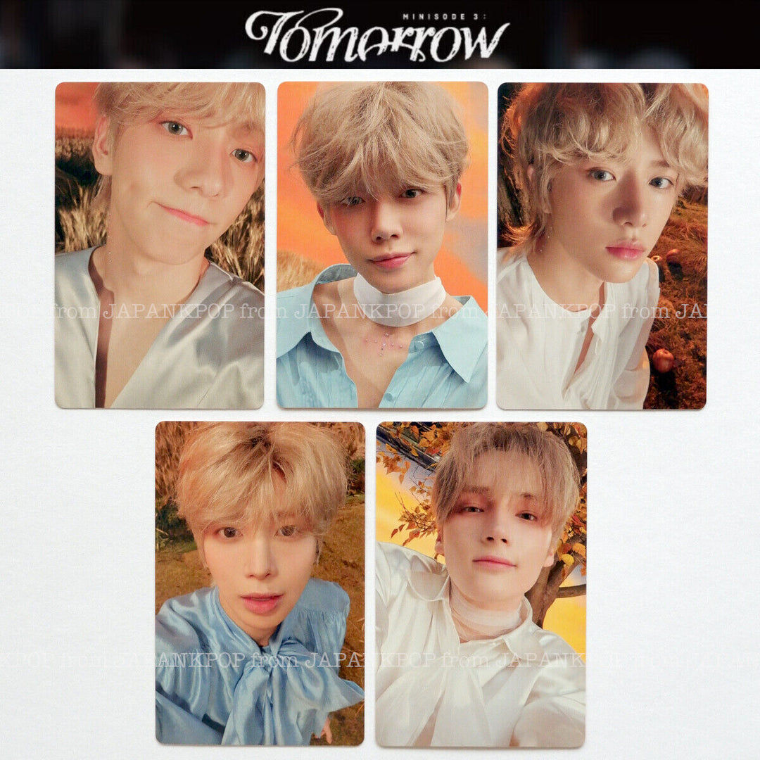 TXT MINISODE 3 : TOMORROW ALBUM Light ver. Photocard Yeonjun Soobin Beomgyu