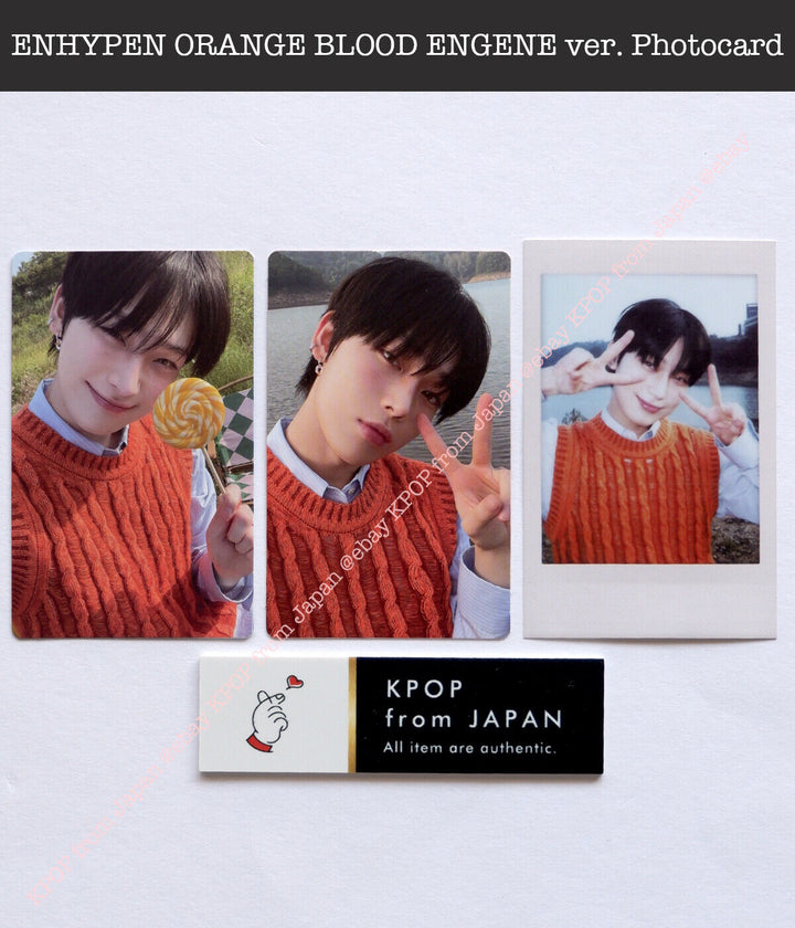 ENHYPEN ORANGE BLOOD ENGENE ver. Official Photocard Postcard