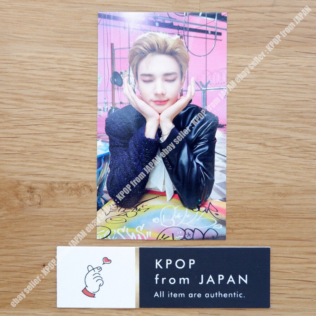 Hyunjin Stray Kids THE SOUND Tarjeta fotográfica oficial JAPAN POB FC Fanclub Tarjeta fotográfica 