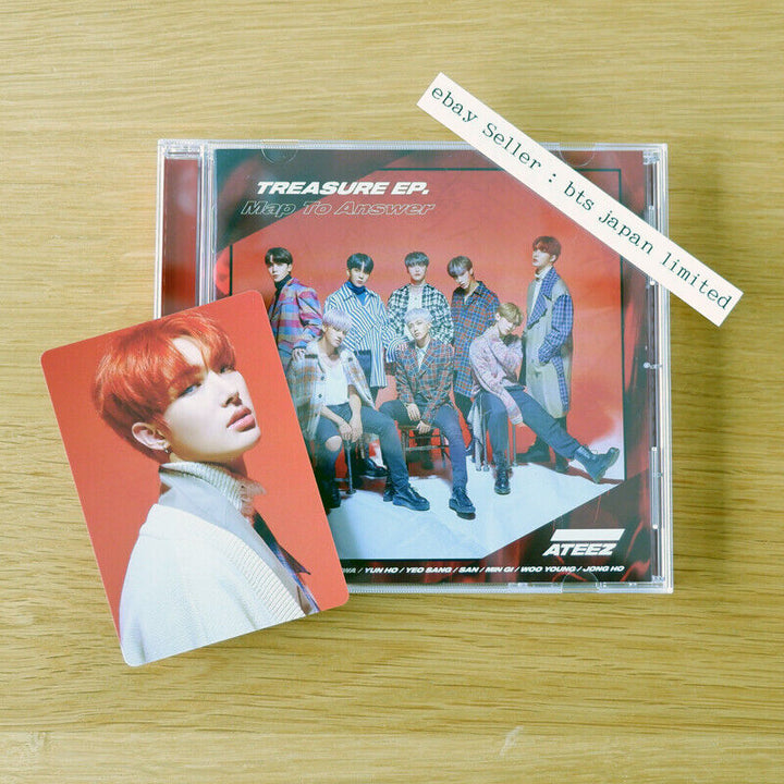 ATEEZ OFFICIAL TREASURE EP.Map To Answer Type-Z CD + Photocard Set Photo card