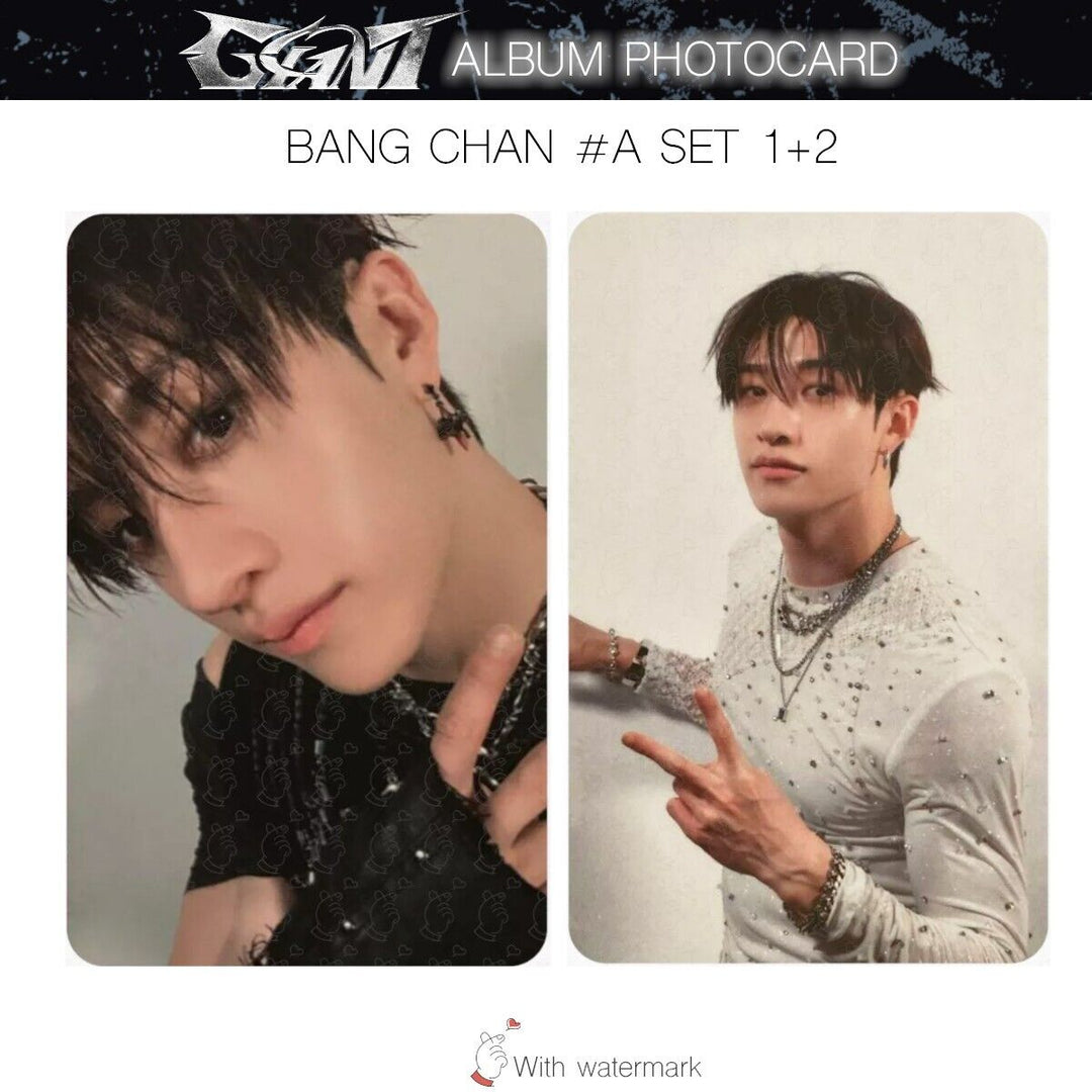 BANG CHAN STRAY KIDS GIANT JAPAN ALBUM PHOTOCARD POB LUCKY DRAW SOLO SONY