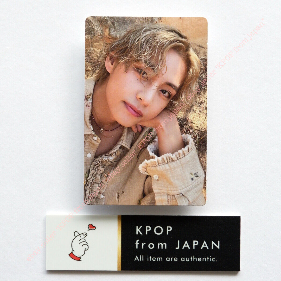 V Layover Weverse Official Photocard Postcard Solo Album BTS Taehyung