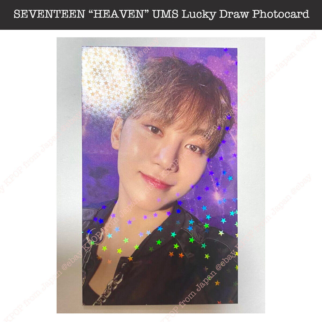 SEVENTEEN HEAVEN UMS Lucky draw official photocard Universal Music Store