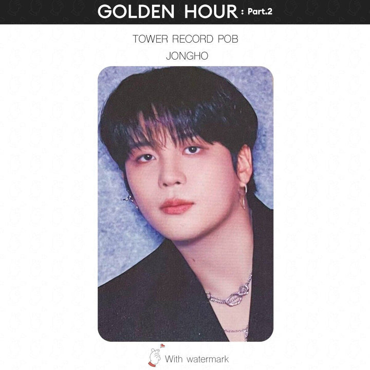 ATEEZ GOLDEN HOUR Part.2 JAPAN STORE BENEFIT POB PHOTOCARD JPFC UMS HMV pt2