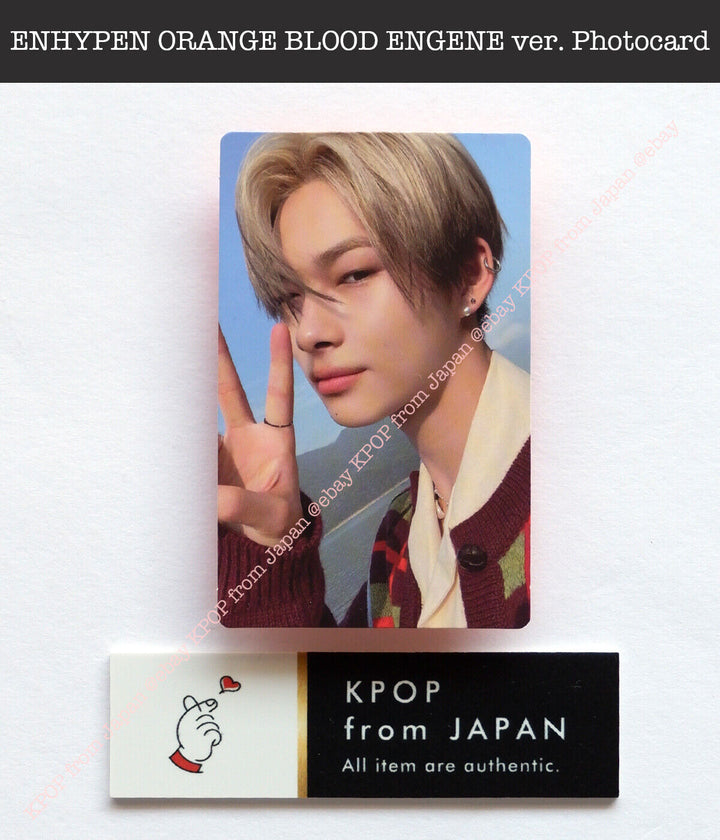 ENHYPEN ORANGE BLOOD ENGENE ver. Official Photocard Postcard