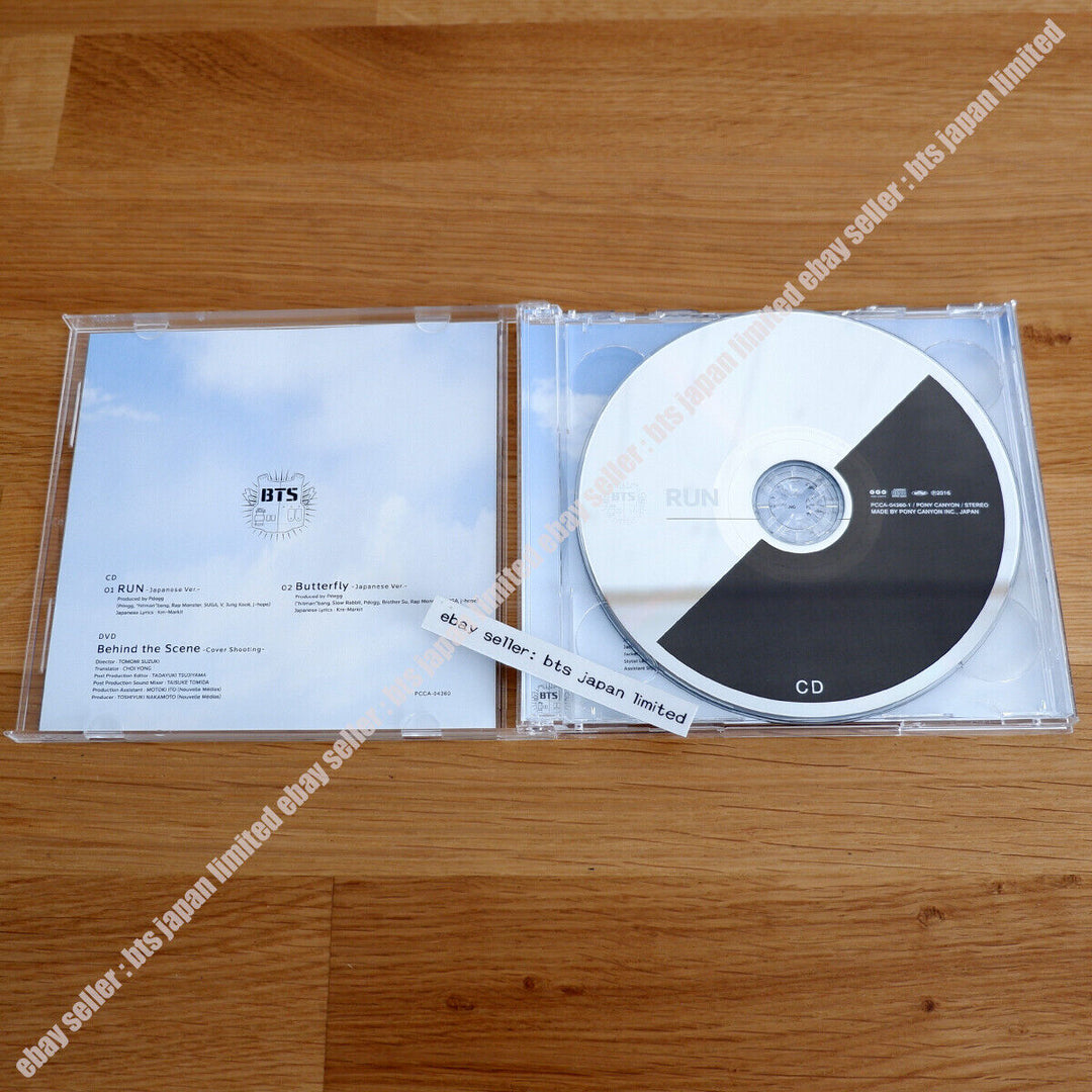 BTS RUN Official Japanese Ver. HMV , Normal , 1st Limited Edition CD DVD