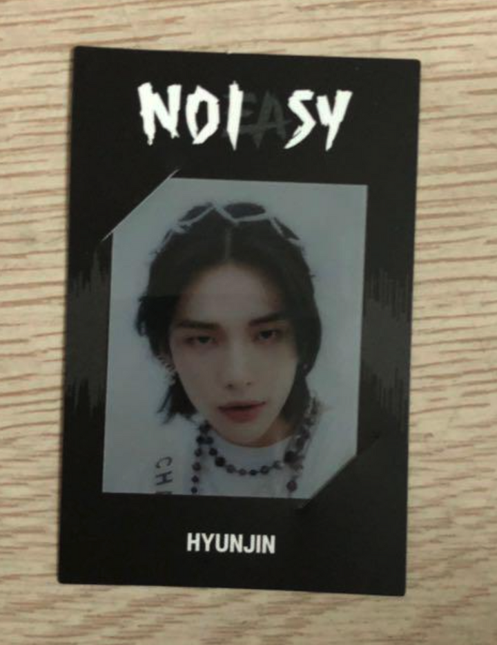 Stray kids Hyunjin NOEASY NOISY Official Photo card PC photocard