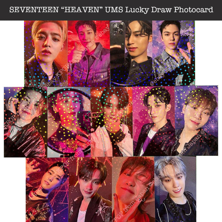 SEVENTEEN HEAVEN UMS Lucky draw official photocard Universal Music Store