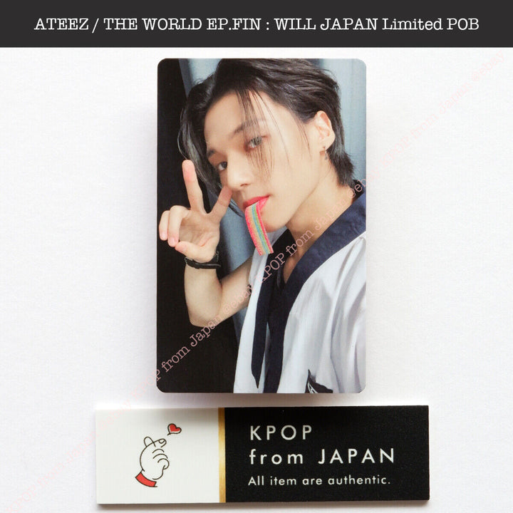 ATEEZ THE WORLD EP.FIN : WILL Japan POB Official Photocard Tower record HMV JPFC