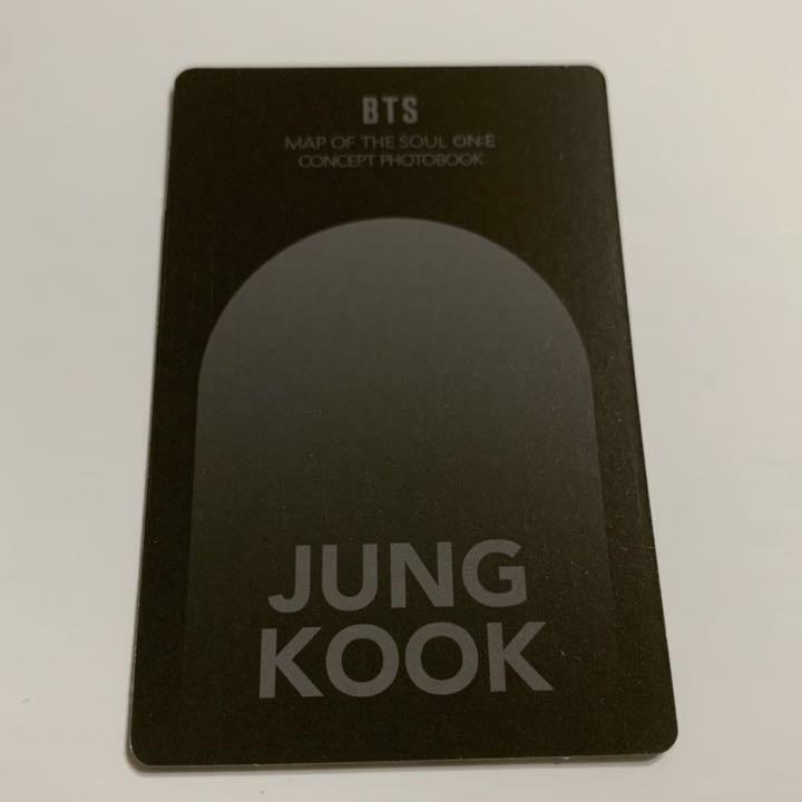 BTS Jungkook CLUE ROUTE HOLOGRAM MAP OF THE SOUL MOS ONE CONCEPT BOOK Photo card