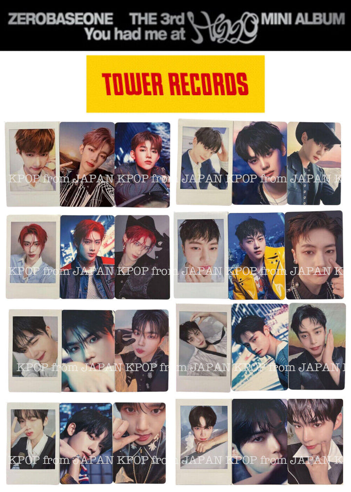 ZB1 You had me at HELLO SHIBUYA Lucky draw Japan POB Photocard Tower record