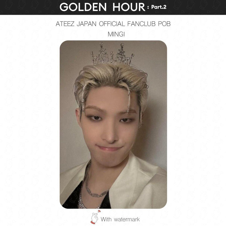 ATEEZ GOLDEN HOUR Part.2 JAPAN STORE BENEFIT POB PHOTOCARD JPFC UMS HMV pt2