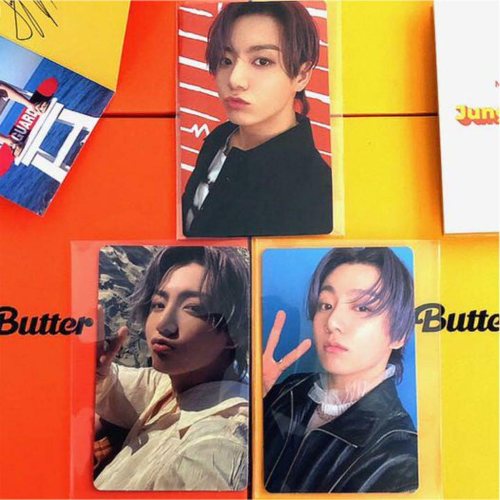 BTS Jungkook Butter Official Photocard Cream Peaches Fan club Selfie PC JK FC