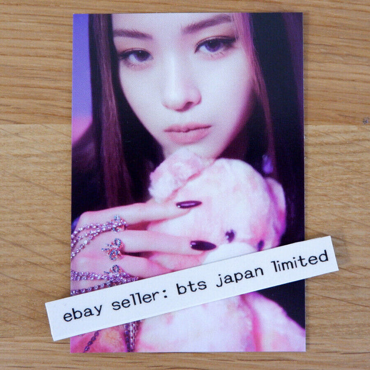 ITZY RYUJIN GUESS WHO TOWER RECORDS Official 4 cards set Photo card