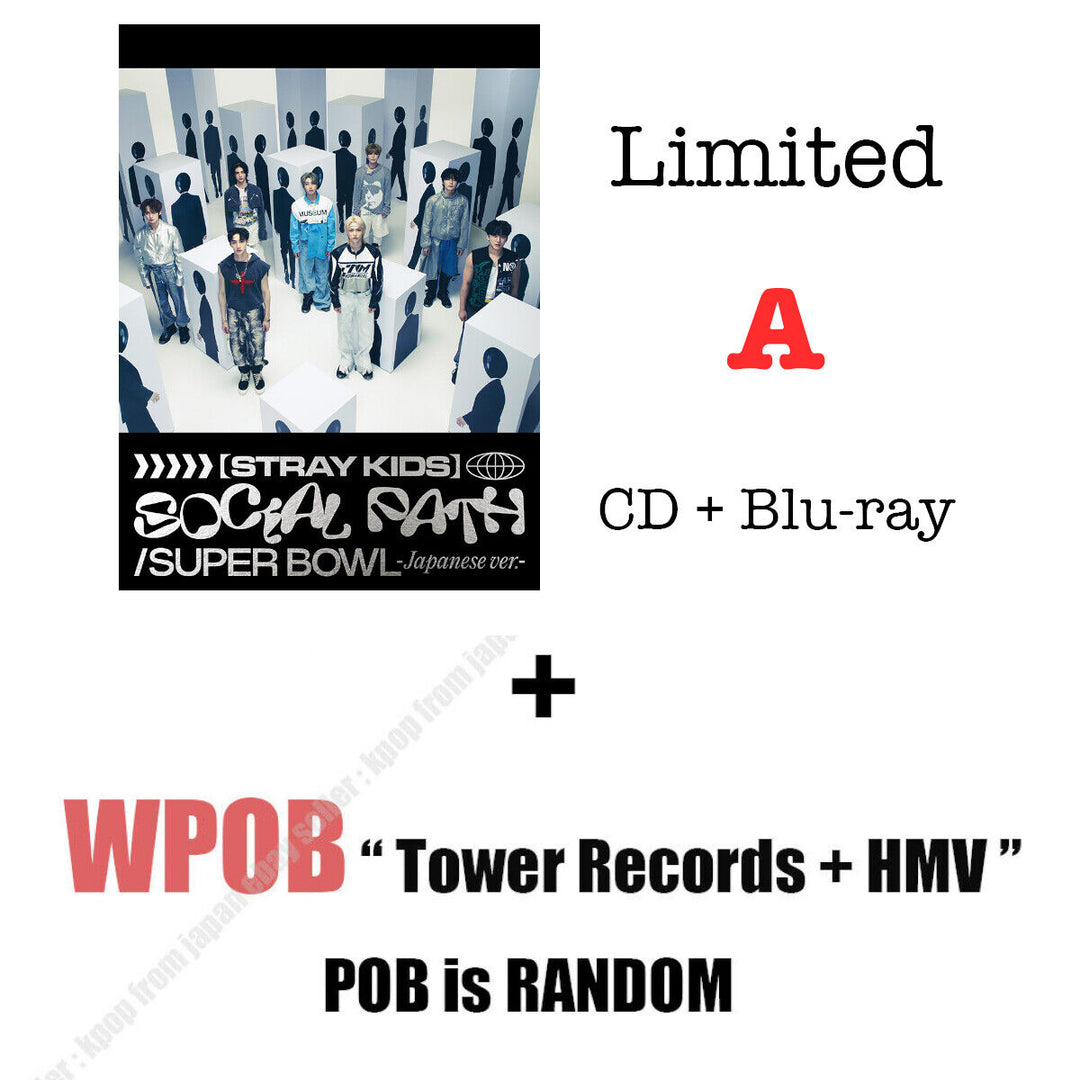 Stray Kids Social Path JAPAN A B Standard Solo FC POB Unit photocard Album