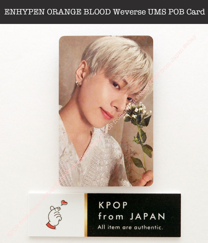 ENHYPEN ORANGE BLOOD  Weverse UMS Japan POB Lucky draw Official Photocard