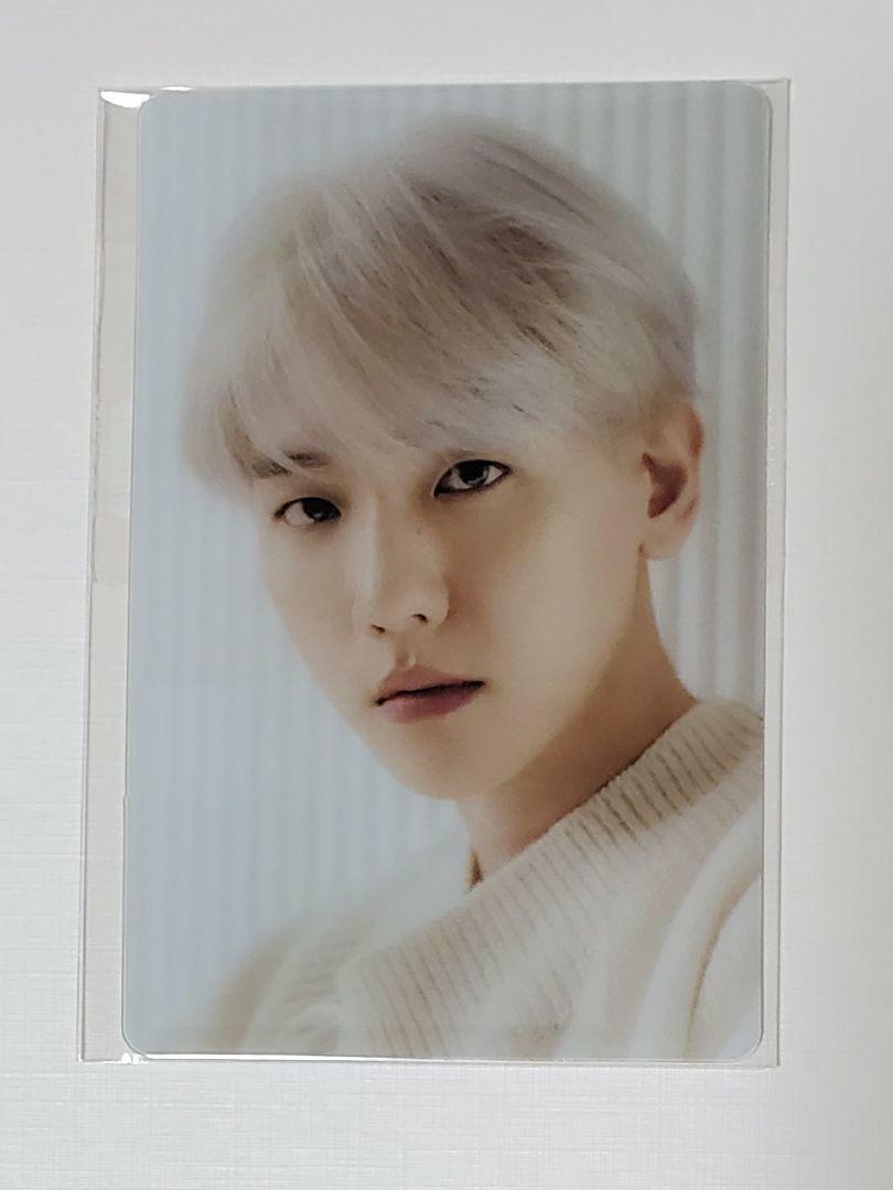 Tarjeta fotográfica BAEKHYUN "BAEKHYUN" Japón 1er mini álbum oficial Clear Photocard PC 