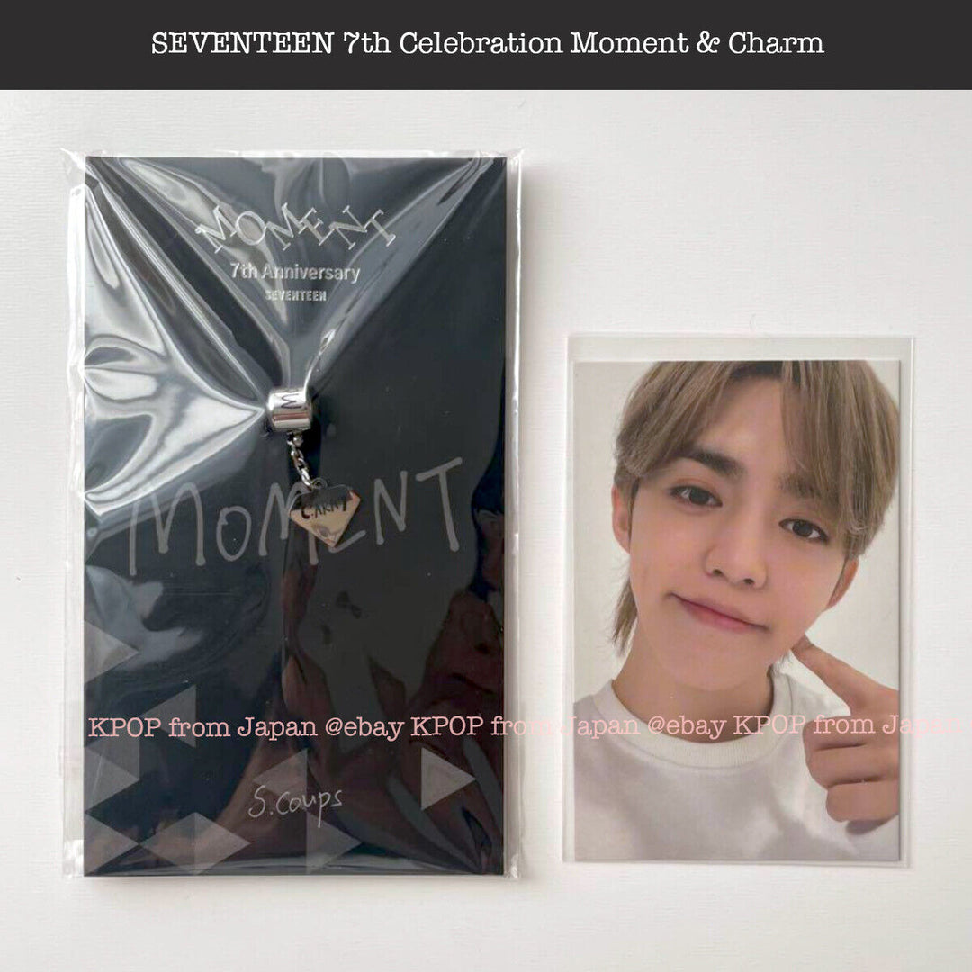 SEVENTEEN 7th Anniversary Moment Bracelet Charm Photocard Set Japan MD