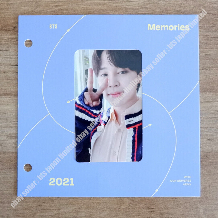 BTS Memories 2021 Blu-ray Tarjeta fotográfica oficial RM JIN SUGA J-HOPE JIMIN V JUNGKOOK 