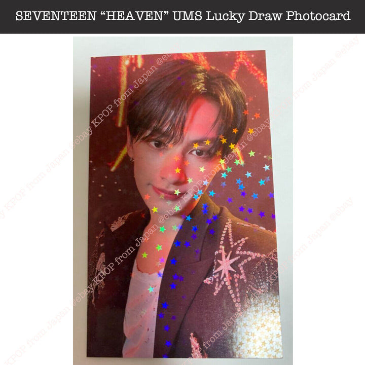 SEVENTEEN HEAVEN UMS Lucky draw official photocard Universal Music Store