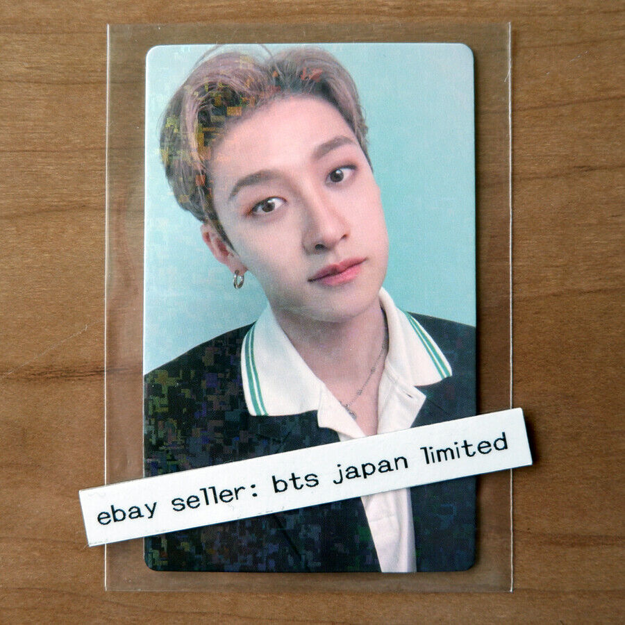 Stray Kids Bang Chan Nochebuena Tarjeta fotográfica oficial CONCEPT GLITTER POB PC 