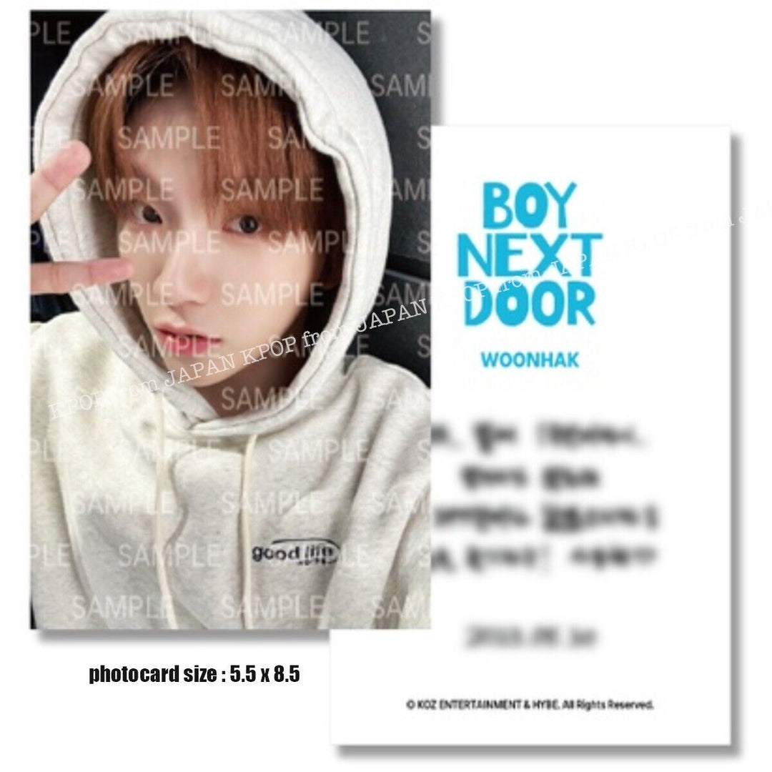 PRE WOONHAK 1st ANNIVERSARY MD BOYNEXTDOOR Necklace with Photocard set ONEDOOR