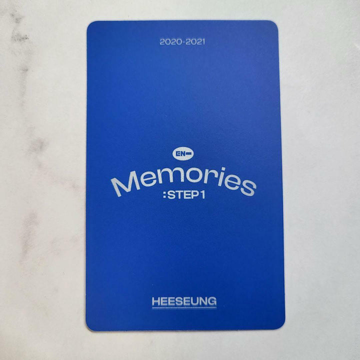 ENHYPEN HEESEUNG Memories : Step 1 Official Photocard DVD DIGI CODE POM