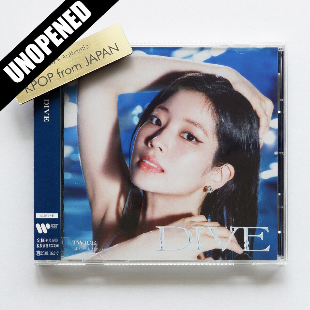 UNOPENED TWICE Japan Album DIVE Limited A B ONCE SOLO CD JPFC Photocard