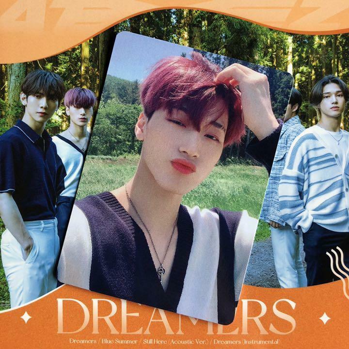 ATEEZ SAN DREAMERS Tarjeta fotográfica oficial Selfie establece récords en PC Tower 