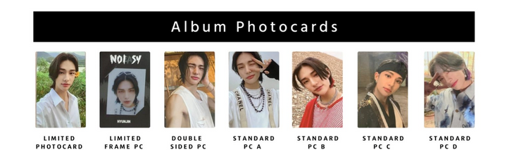 Niños callejeros Hyunjin NOEASY NOISY Tarjeta fotográfica oficial Tarjeta fotográfica para PC 