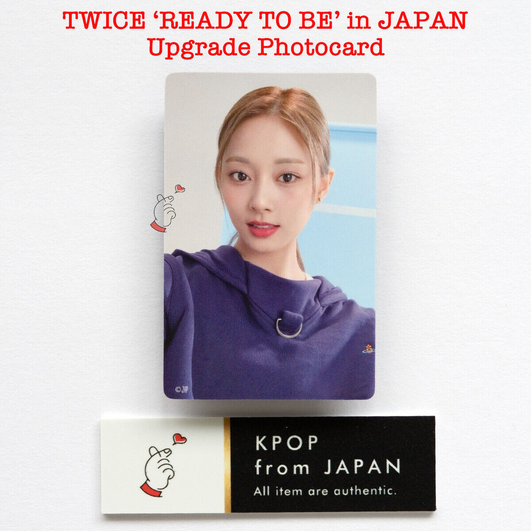 TWICE READY TO BE IN JAPAN Upgrade Benefit Photocard mina sana momo nayeon jihyo