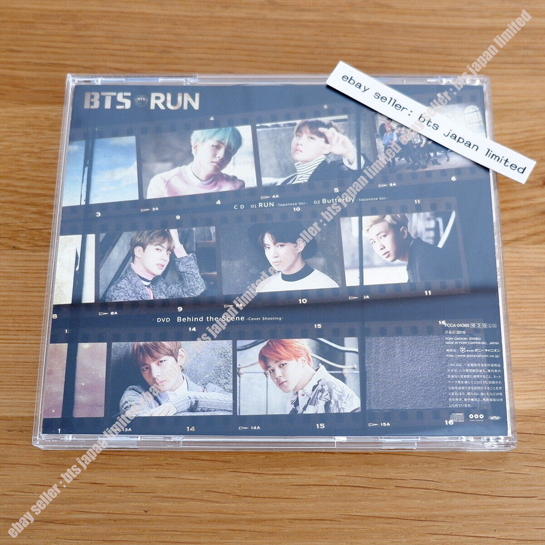 BTS RUN Official Japanese Ver. HMV , Normal , 1st Limited Edition CD DVD