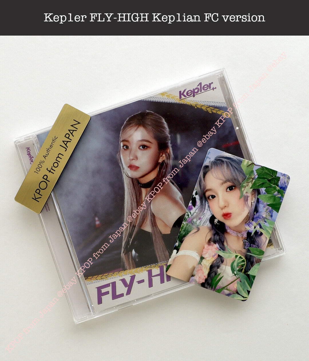 Kep1er FLY HIGH Official Kep1ian ver. CD + Photocatd JPFC Fan club FLY-HIGH