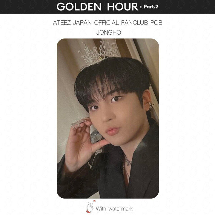 ATEEZ GOLDEN HOUR Part.2 JAPAN STORE BENEFIT POB PHOTOCARD JPFC UMS HMV pt2