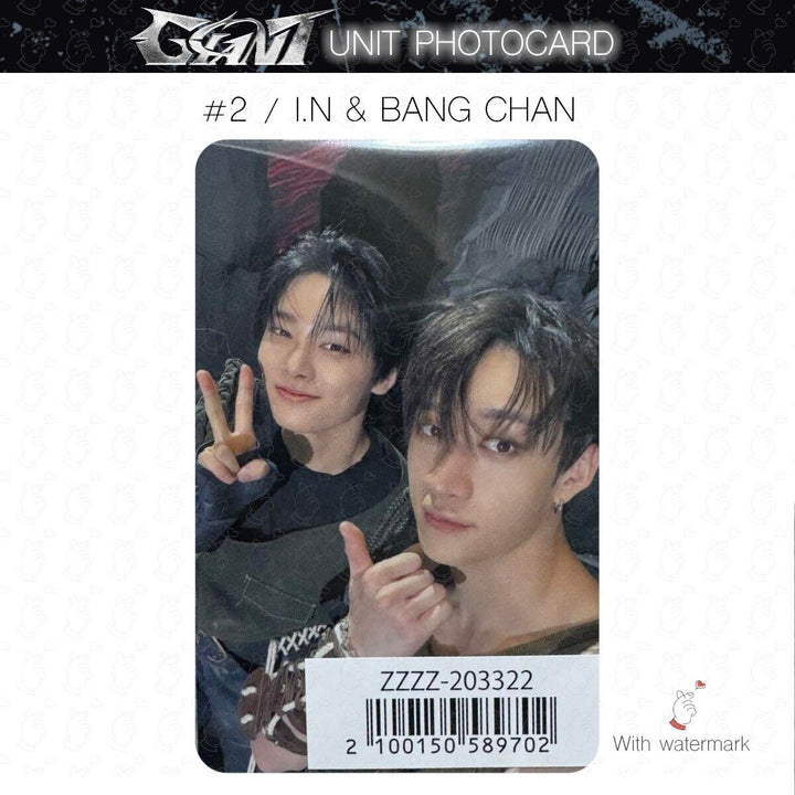 STRAY KIDS GIANT JAPAN 2ND FULL ALBUM UNIT POB PHOTOCARD STAY FC BENEFIT