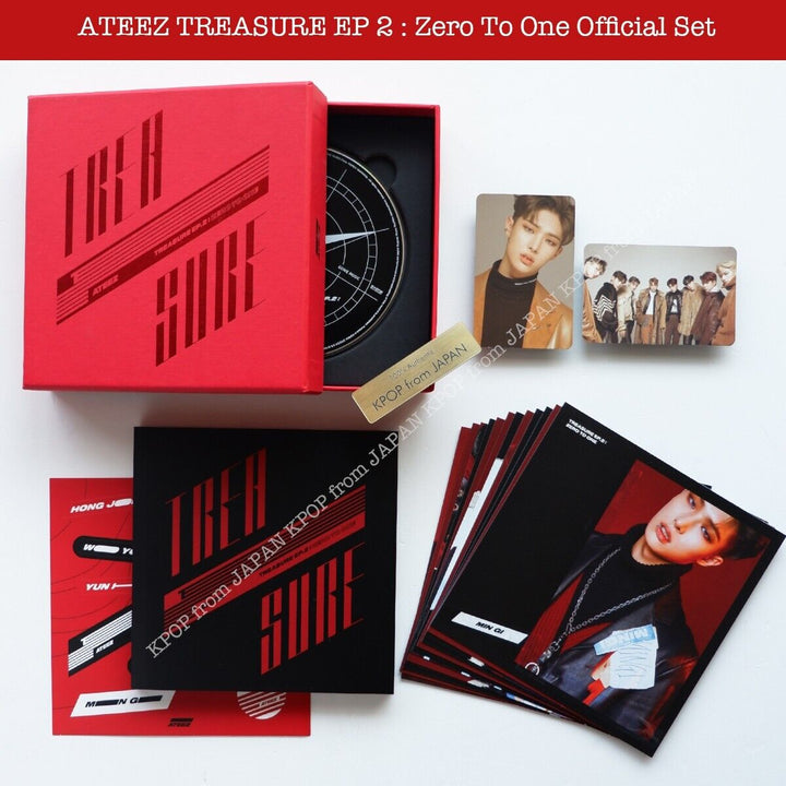 MINGI ATEEZ TREASURE EP 2 : Zero To One Official Album Photocard set PC EP.2