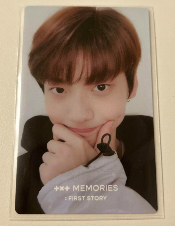 Soobin TXT Memories First Story Photobook Poster 4 disc Official Photocard set