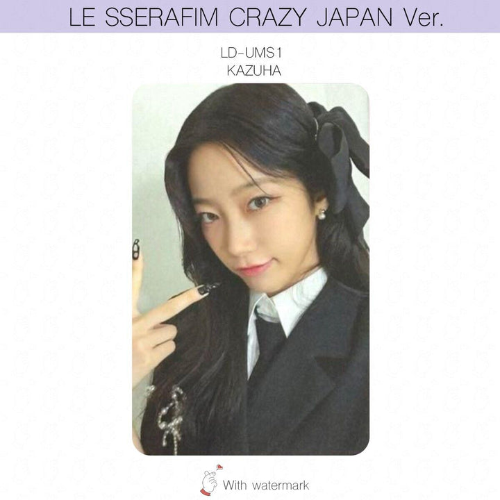 LE SSERAFIM CRAZY JAPAN ver. ALBUM POB LUCKY DRAW PHOTOCARD WEVERSE UMS HMV UNIT