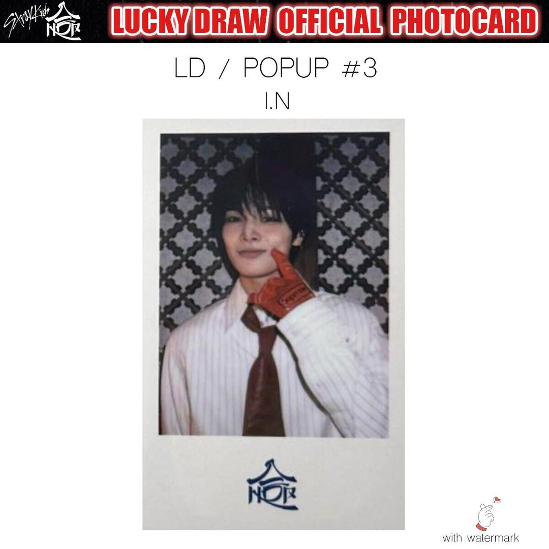 PRE STRAY KIDS HOP LUCKY DRAW SOUNDWAVE POP-UP OFFICIAL PHOTOCARD POLAROID POPUP