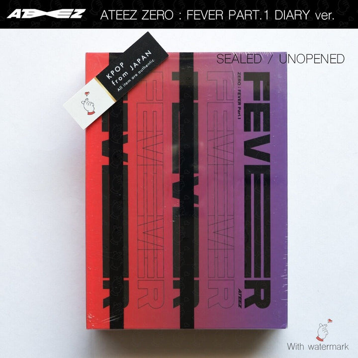 SEALED ATEEZ Zero Fever Part.1 THANXX INCEPTION DIARY ver. 3Types Full Set