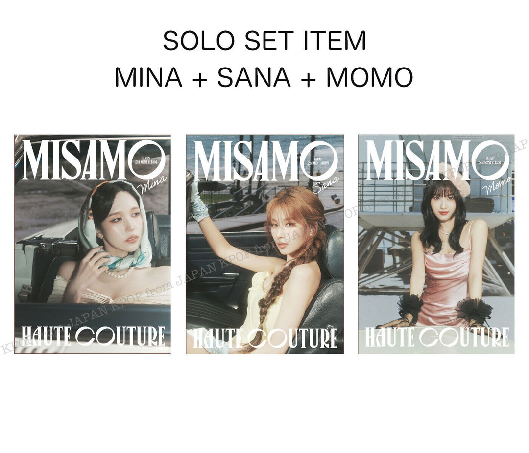 PRE MISAMO HAUTE COUTUR 2ND ALBUM JAPAN MINA SANA MOMO ONCE DELUXE HMV POB TWICE