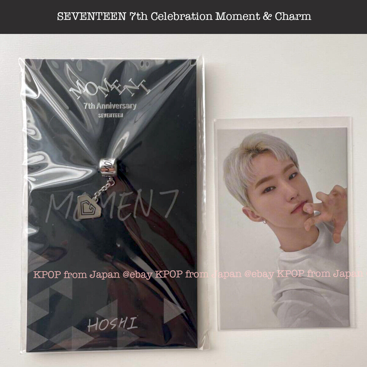 SEVENTEEN 7th Anniversary Moment Bracelet Charm Photocard Set Japan MD –  world-store