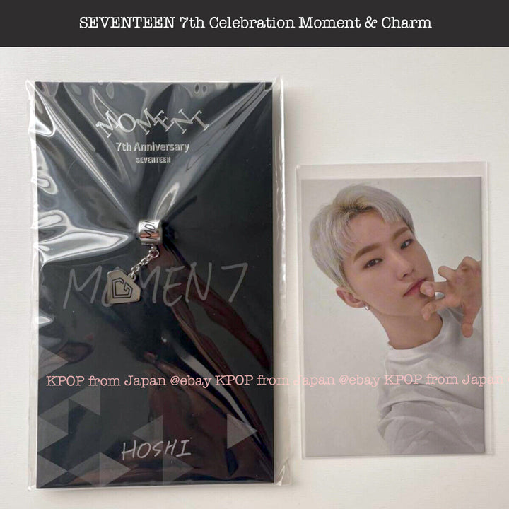 SEVENTEEN 7th Anniversary Moment Bracelet Charm Photocard Set Japan MD